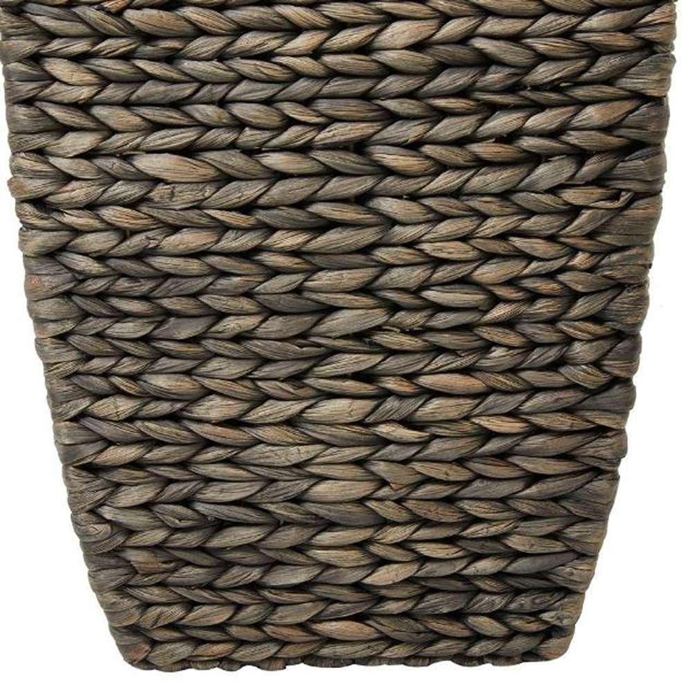 Seagrass Handmade Storage Basket with Liner and Matching Tops (Set of 2)